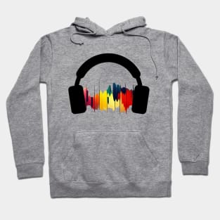 Rainbow sound wave Hoodie